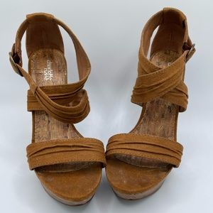 Charlotte Russe Garzon Tan Wedges